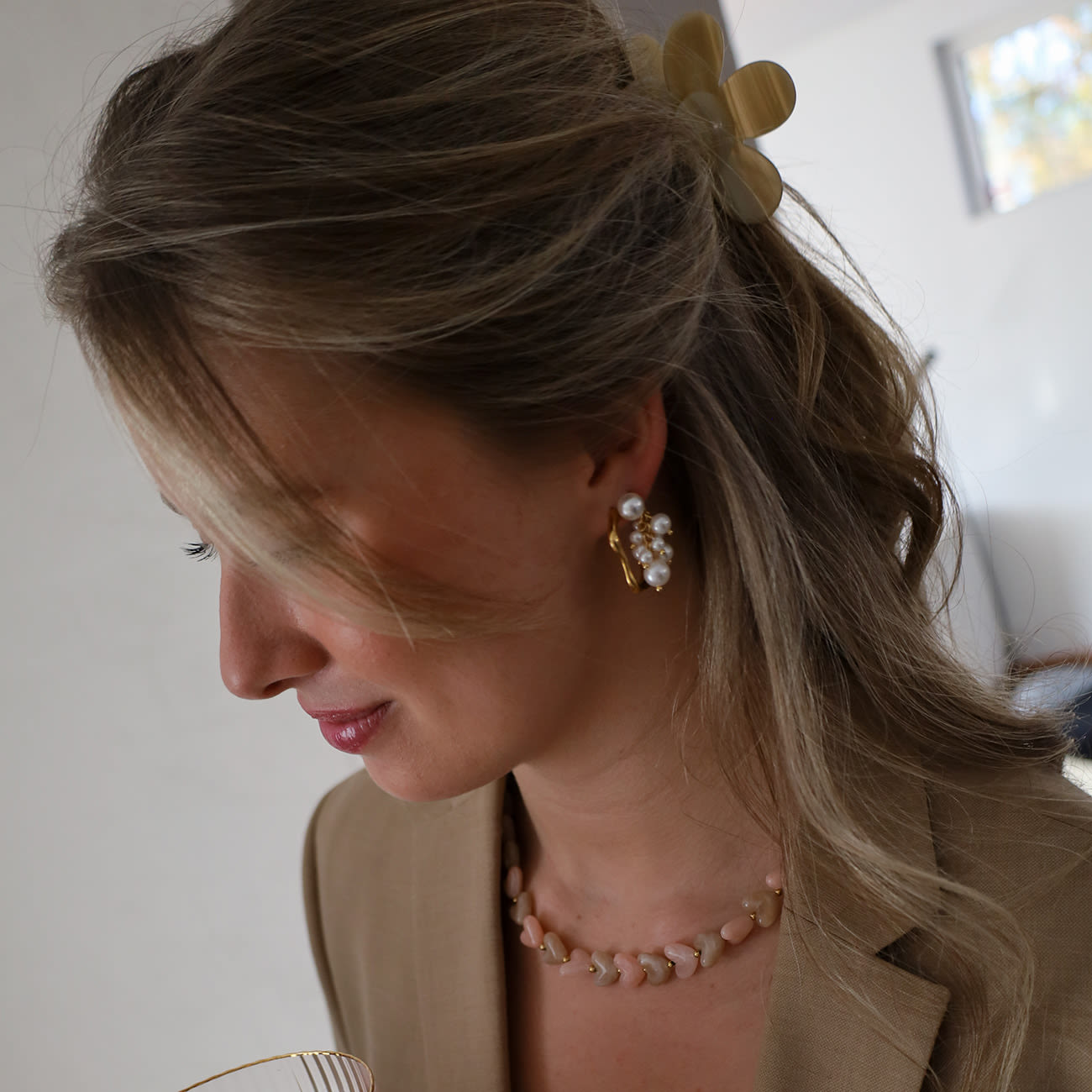 Hilma Halskæde - Rosa