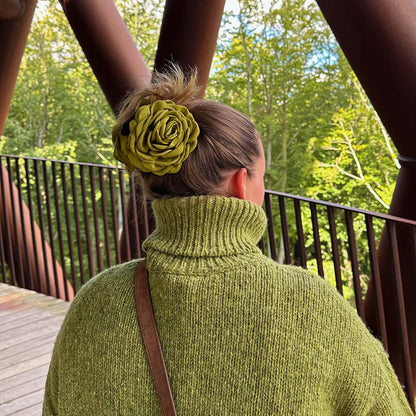 Daisy Hårklemme - Stor - Matcha