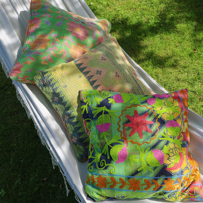 Trille Suzani Kantha Pudebetræk - Nr. 74