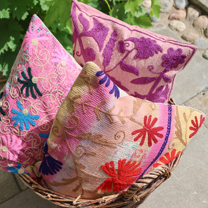 Trille Suzani Kantha Pudebetræk - Nr. 75