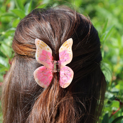 Nælde Sommerfugl Hårklemme - Rosa