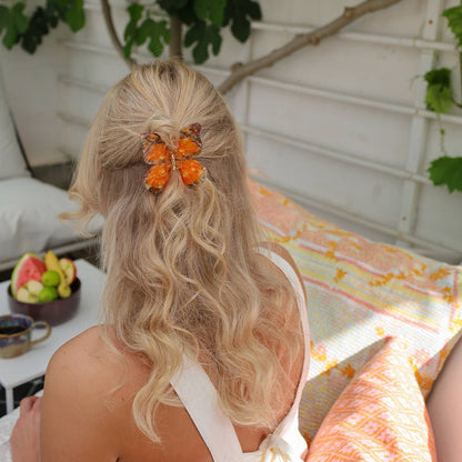 Nælde Sommerfugl Hårklemme - Orange