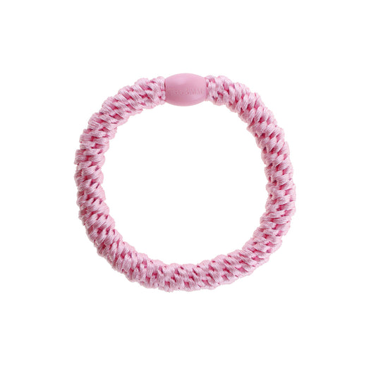 Flettet Hårelastik - Baby Pink
