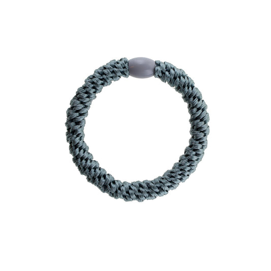 Flettet Hårelastik - Multi Lyseblå/Petroleum