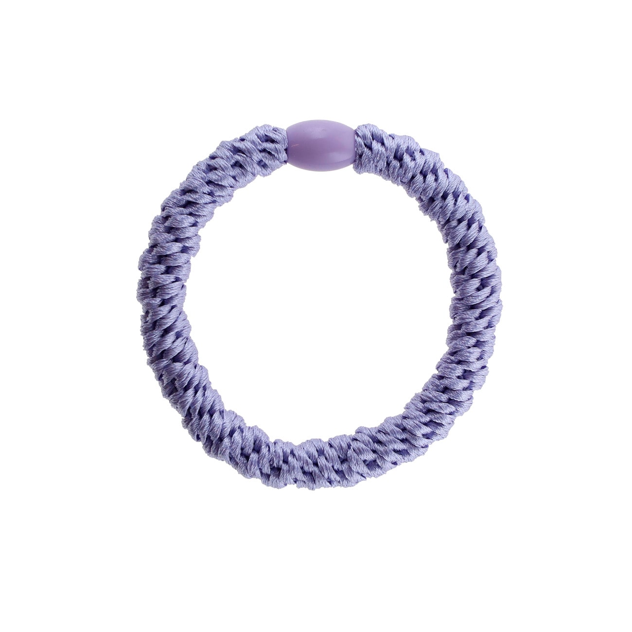 Flettet Hårelastik - Lavendel Lilla