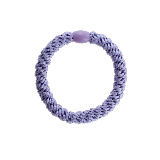 Flettet Hårelastik - Lavendel Lilla