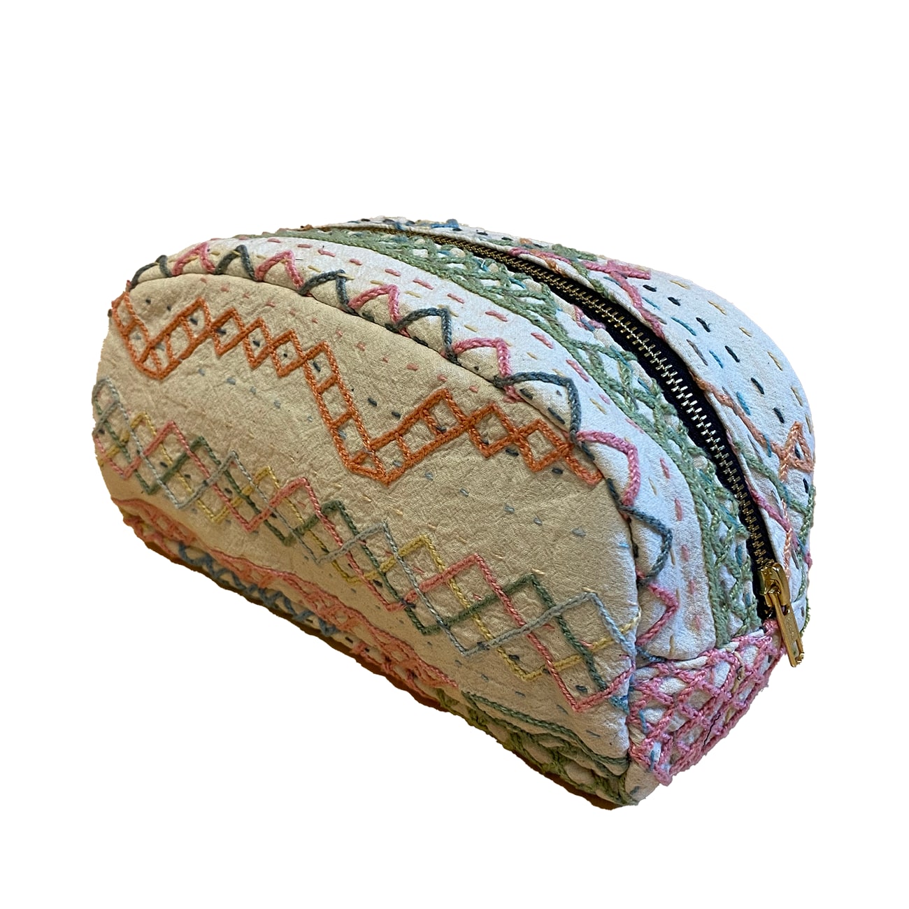 Mila Broderet Makeup Taske - Nr. 01