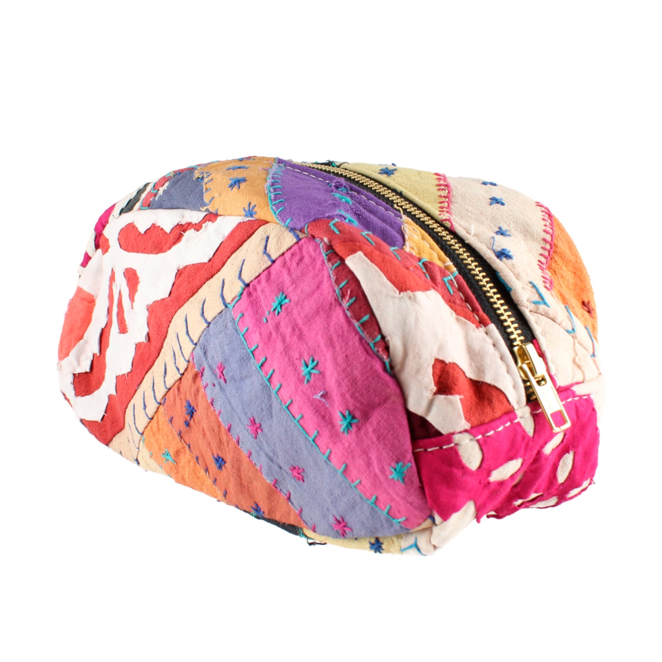 Mila Patchwork Makeup Taske - Nr. 06