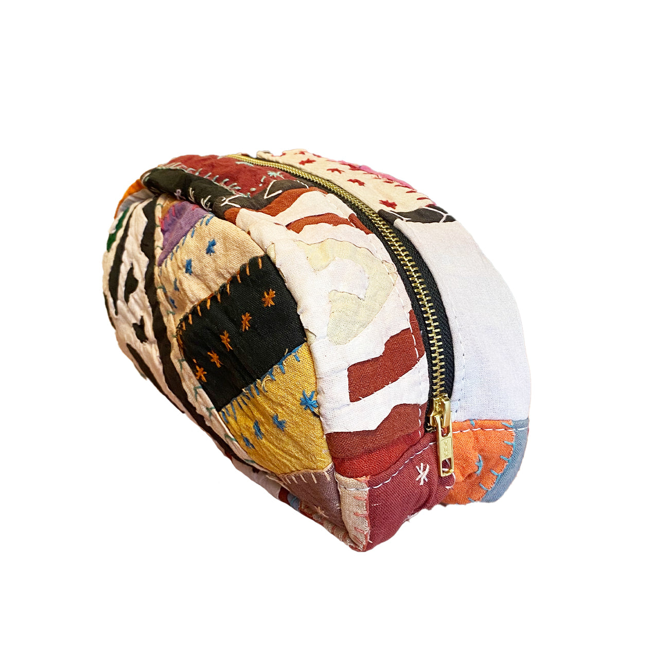 Mila Patchwork Makeup Taske - Nr. 24