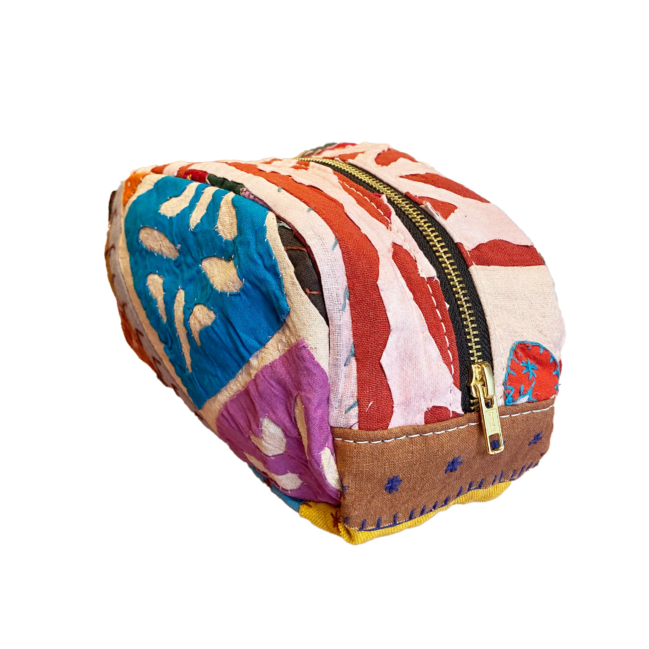 Mila Patchwork Makeup Taske - Nr. 25