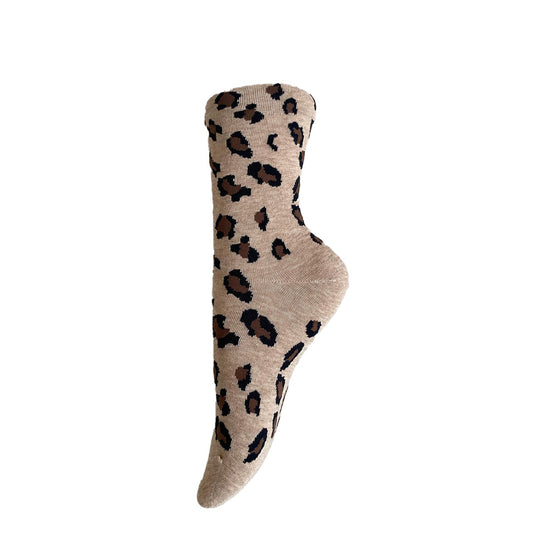 Strømper - Onesize - Leo Beige