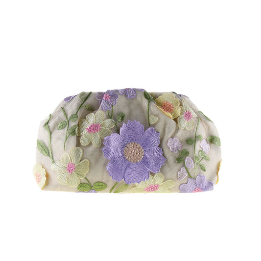 Rosalie Taske - Beige/Lilla Multi