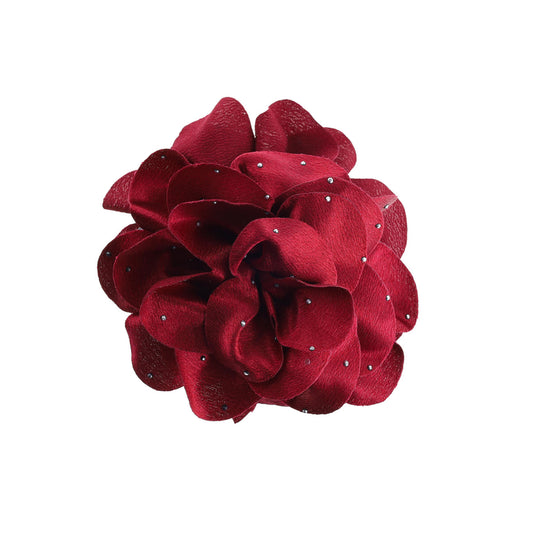 Silva Hårklemme - Stor - Vinrød