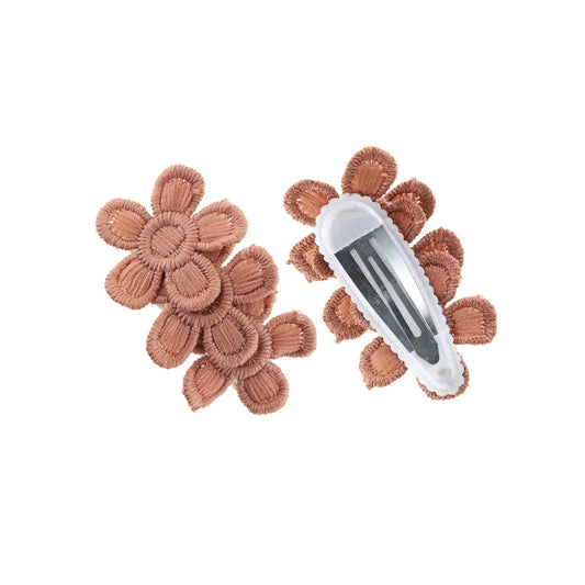 Dahlia Hårspænde - Terracotta (2 pak)