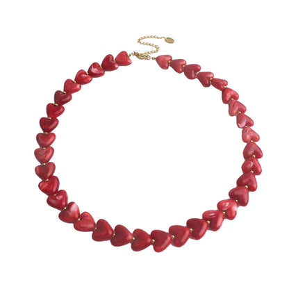 Hilma Halskæde - Rød
