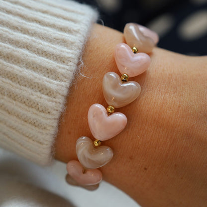 Hilma Armbånd - Rosa