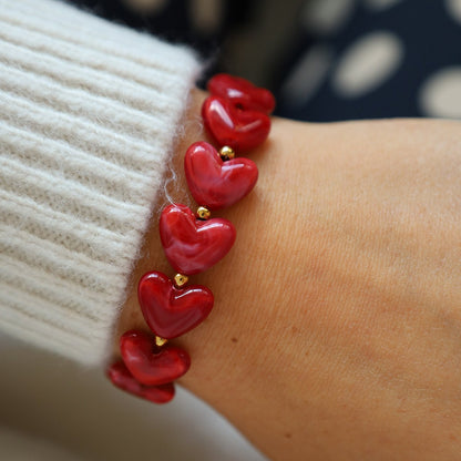 Hilma Armbånd - Rød