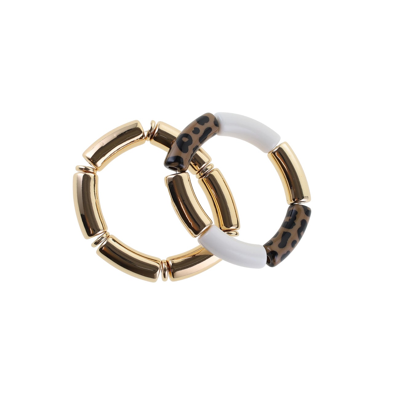 Quinn Armbånd - Forgyldt/Leo (2 pak)