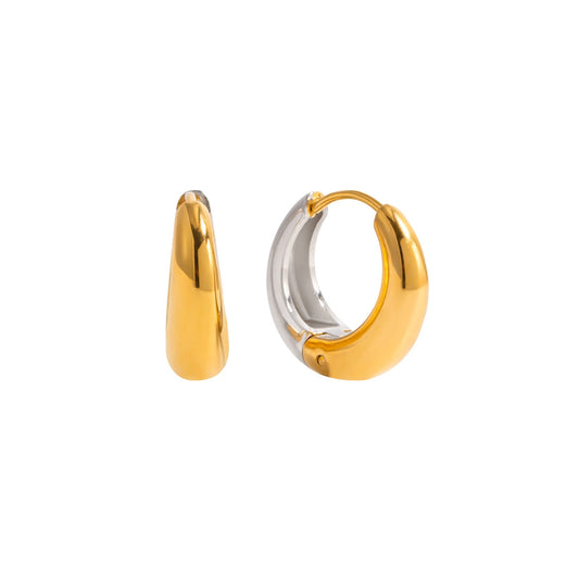 Naya Øreringe - Mellem - Forgyldt