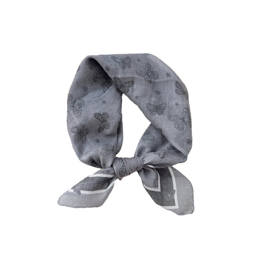 Vaiana Tørklæde - Grå/Råhvid