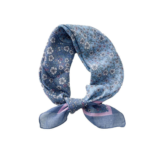 Vaiana Tørklæde - Denim Blå/Lilla