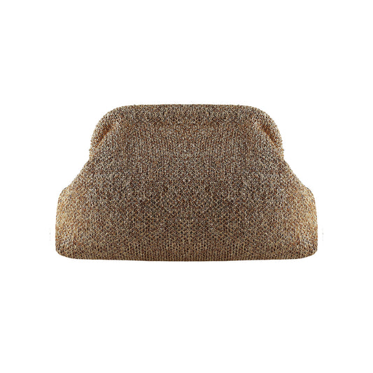 Alba Clutch - Guldfarvet Glimmer