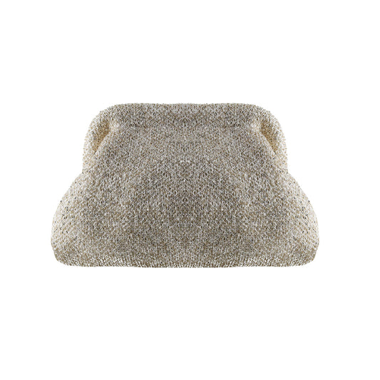 Alba Clutch - Creme Glimmer