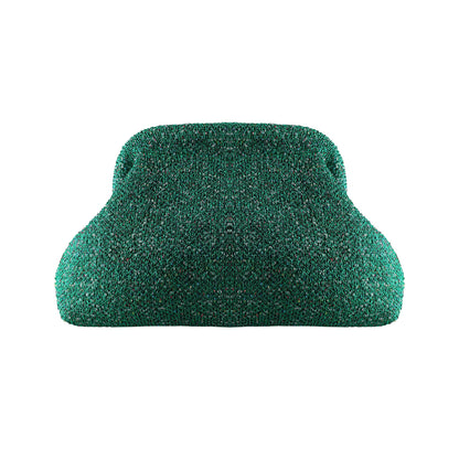 Alba Clutch - Grøn Glimmer