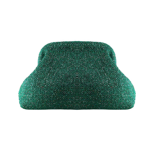 Alba Clutch - Grøn Glimmer