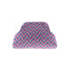 Alba Zig Zag Clutch - Rosa/Blå