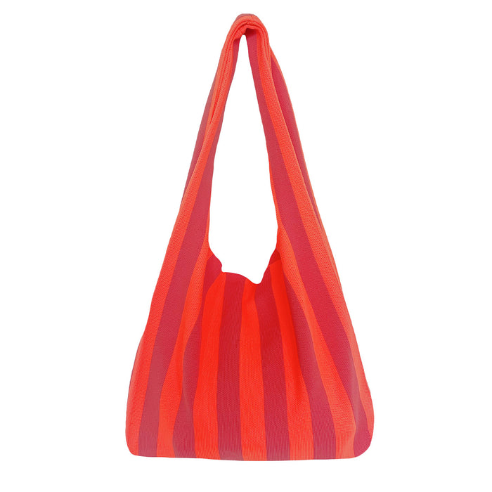Olivia Taske - Mørk Rosa/Neon Orange