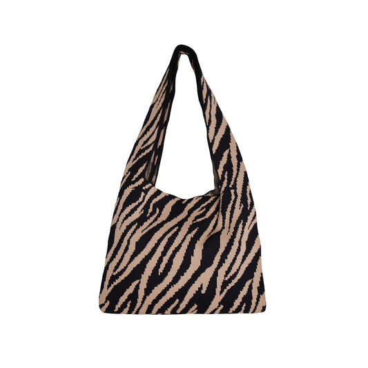 Celina Taske - Beige/Sort Zebra