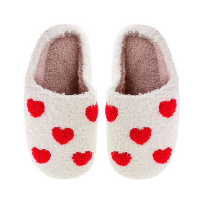 Slippers Små Hjerter - Rød (FORUDBESTILLING)