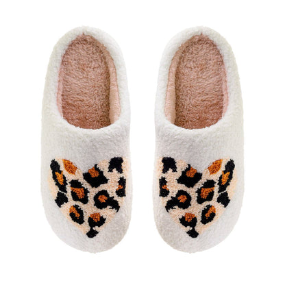 Slippers Hjerter - Leo/Creme