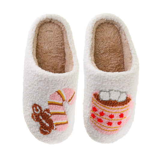 Slippers Jul - Rosa/Brun
