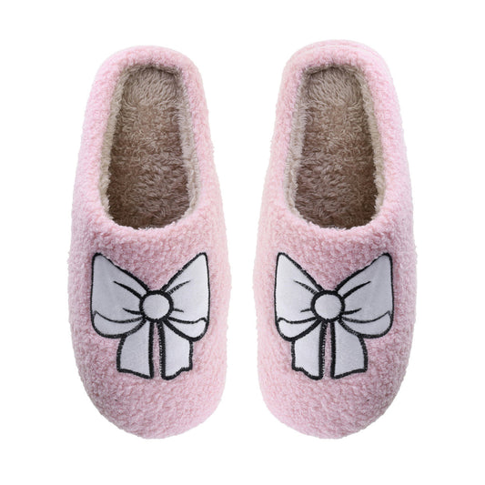 Slippers Sløjfer - Lyserød/Hvid