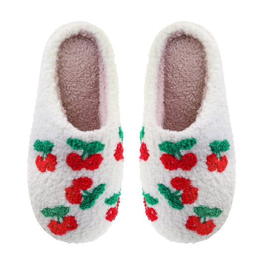 Slippers Kirsebær - Hvid/Rød