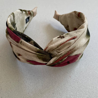 Kamma Hårbøjle - Beige/Bordeaux