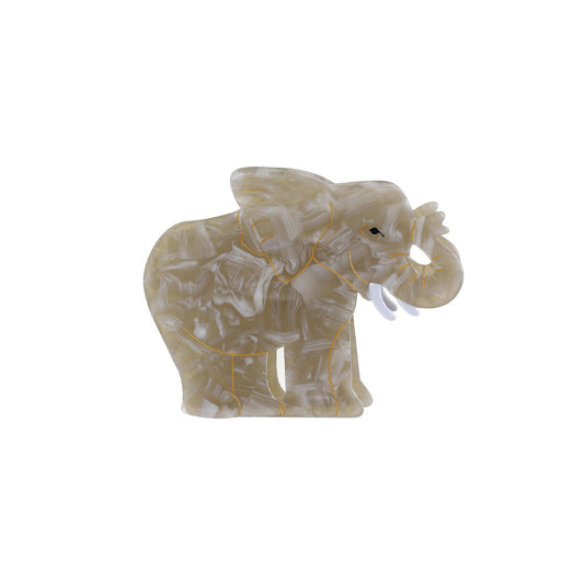 Elefant Hårklemme - Grå