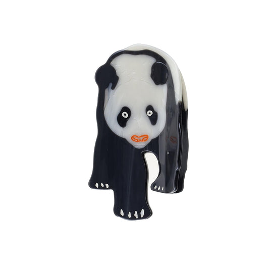 Panda Hårklemme - Sort/Hvid