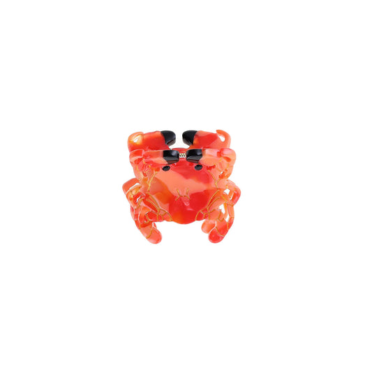 Mini Krabbe Hårklemme - Rød