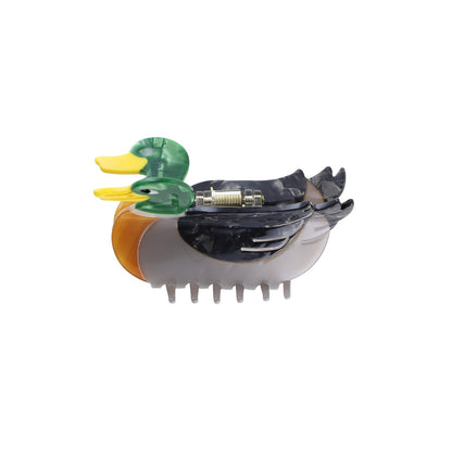 Gråand Hårklemme - Grå/Grøn