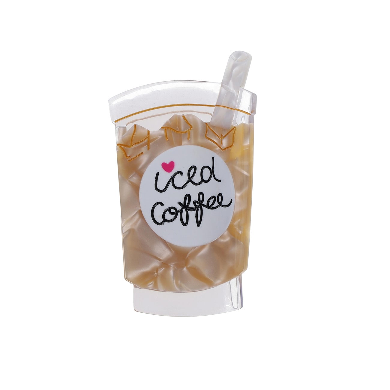 Iced Coffee Hårklemme - Beige (FORUDBESTILLING)
