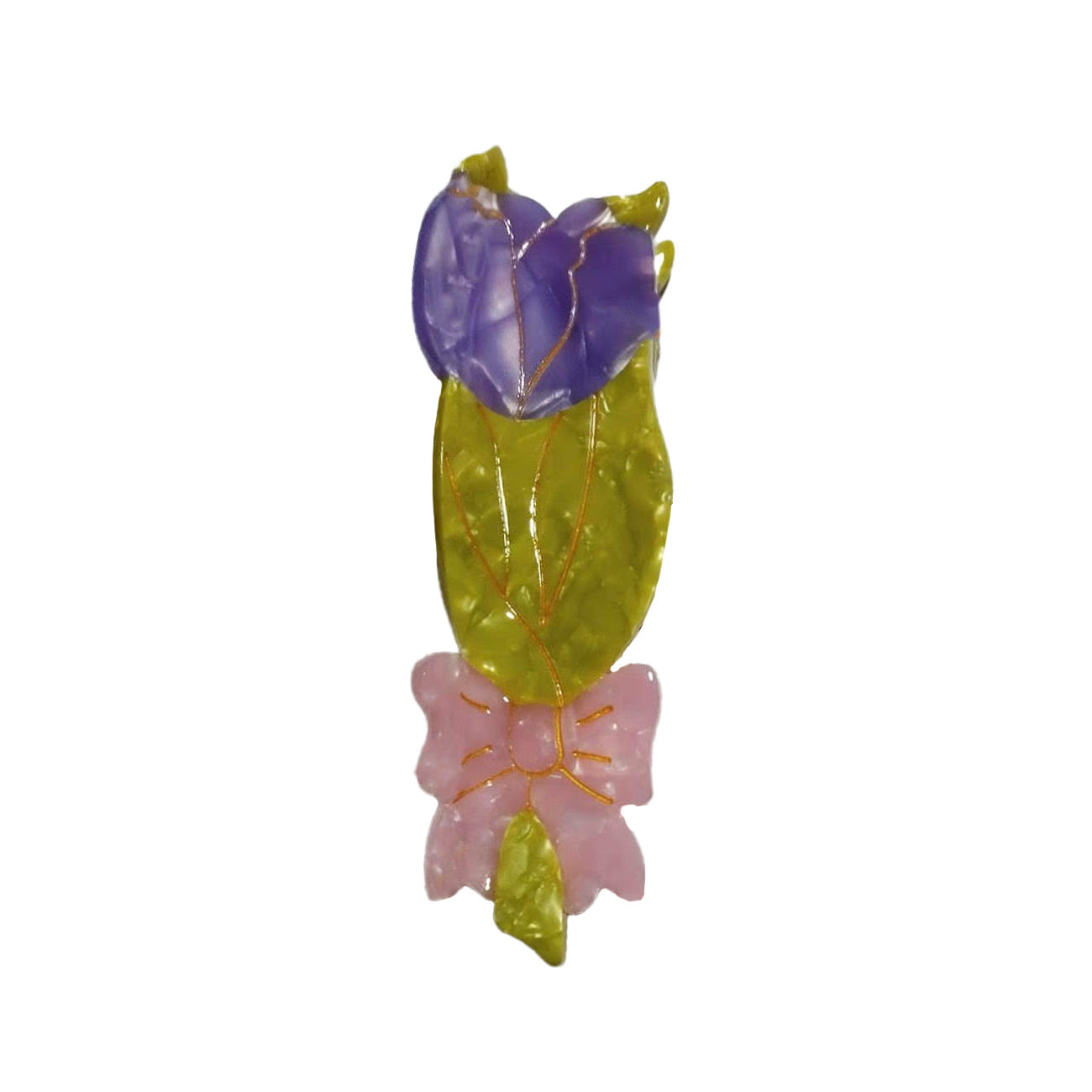 Tulipan Hårklemme - Lilla