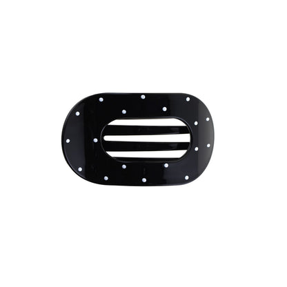 Eva Hårklemme - Mellem - Sort/Hvid Prikker