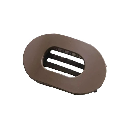 Eva Hårklemme - Stor - Mat Mørkebrun (FORUDBESTILLING)