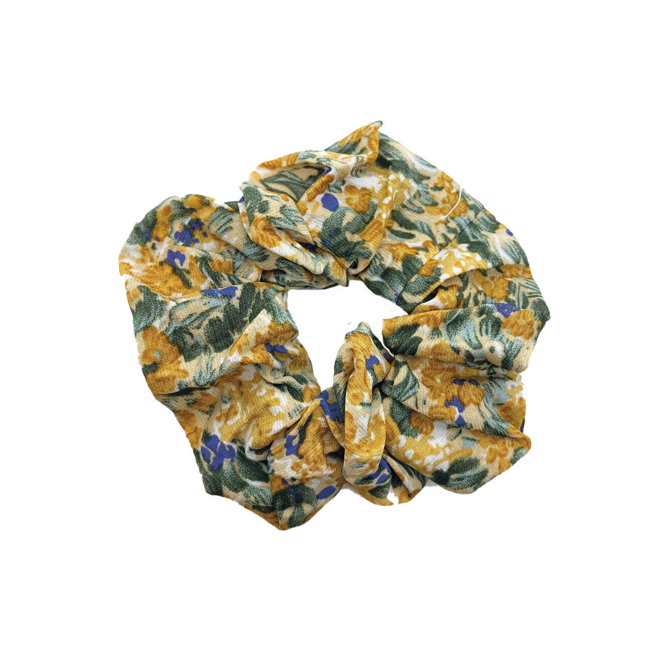 Fleur Scrunchie - Dijon/Lilla
