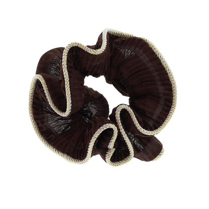 Lilje scrunchie - Chokolade (FORUDBESTILLING)