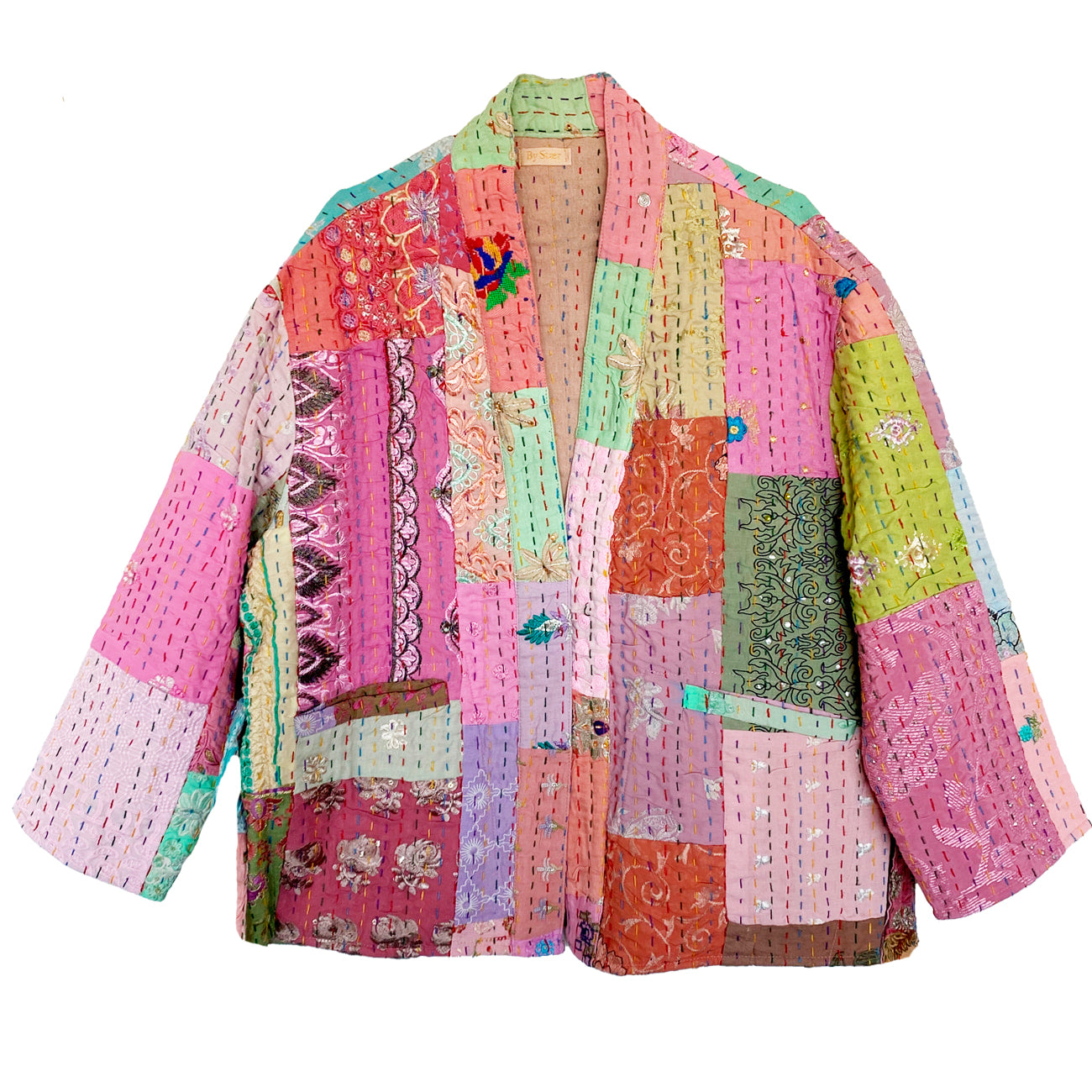 Julie Patchwork Jakke - Onesize - Nr. 15