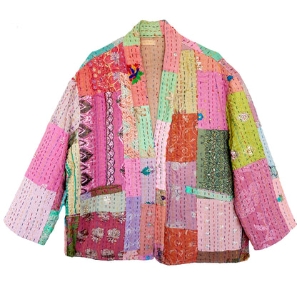 Julie Patchwork Jakke - Onesize - Nr. 15